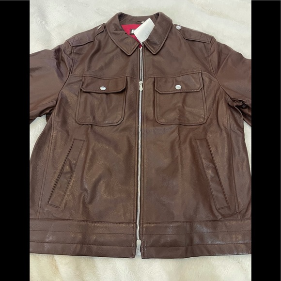Brunello Cucinelli Other - Brunello Cucinelli Men's Leather Jacket Size L